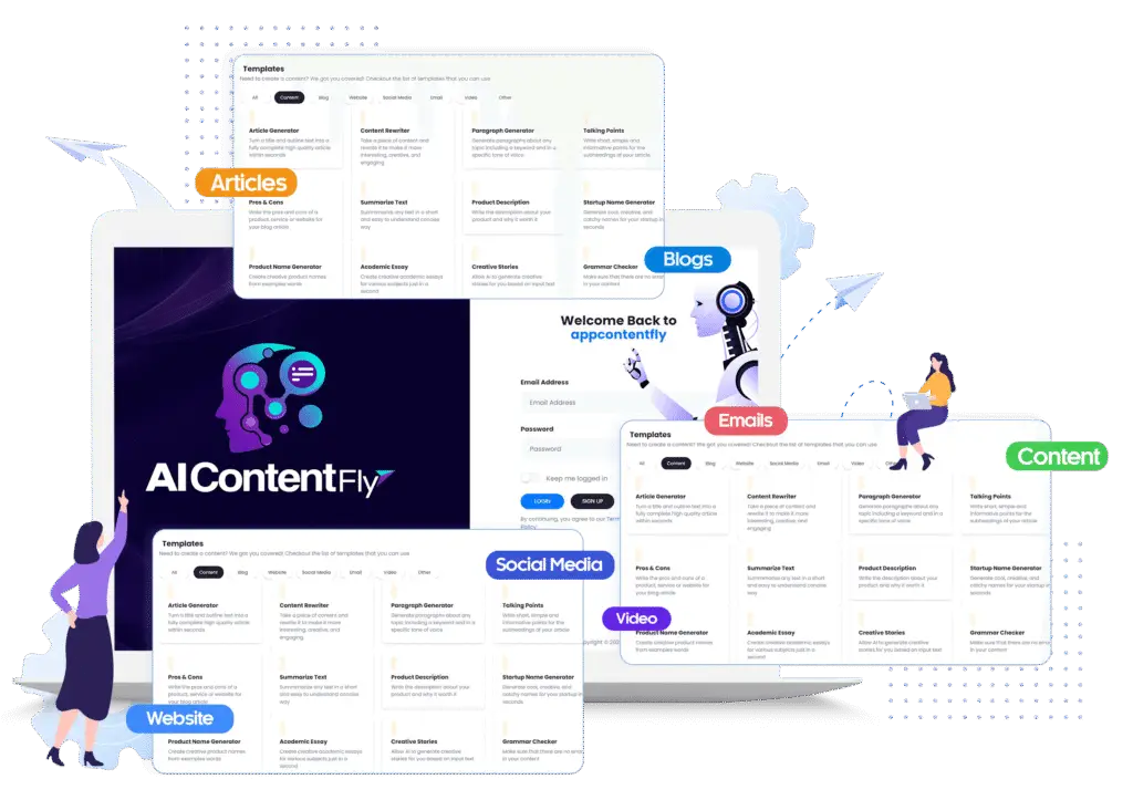 AIContentFly pricing plan comparison screenshot